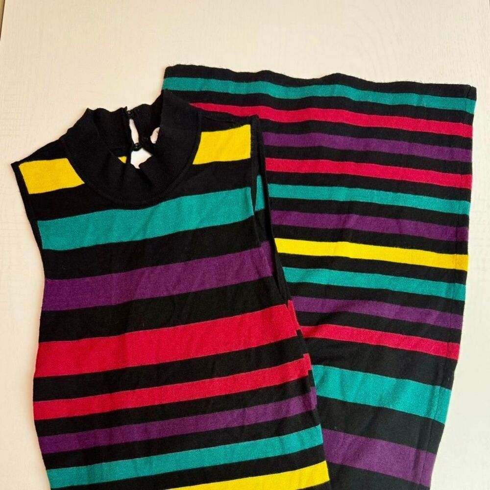 BCBGeneration Long Maxi Striped Dress‎